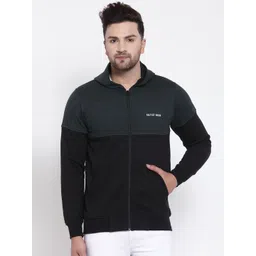 Kalt Men Black Colourblocked Sweatshirt-picture-35