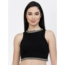 Kalt Sleeveless Knitted Cotton Crop Fitted Top-picture-13
