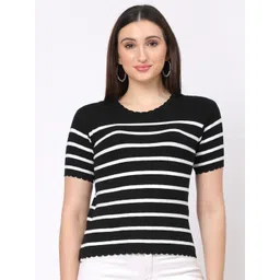 Kalt Striped Cotton Top-picture-27