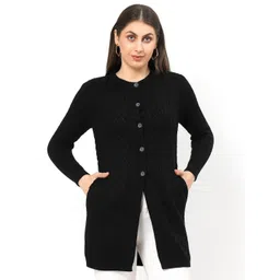 Kalt Women Cable Knit Longline Cardigan-picture-30