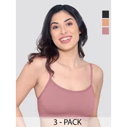 Kalyani Mia Women Pack Of 3 Full Coverage Seamless Beginners Bra-picture-42