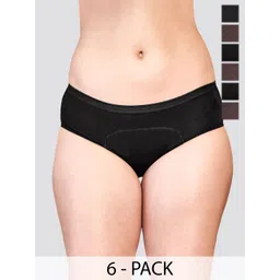 Kalyani Pack Of 6 Hipster Briefs Emy_S_BLK_BLK_BLK_CFE_CFE_CFE_P6-picture-29