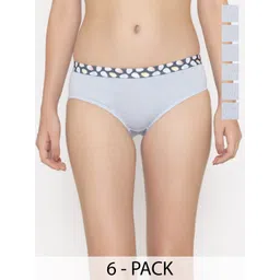 Kalyani Pack Of 6 Low-Rise Hipster Briefs Berry_S_SBLE_SBLE_SBLE_SBLE_SBLE_SBLE_P6-picture-35