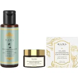 KAMA AYURVEDA ELADI HYDRATING FACE CREAM 8GM & Kama Ayurveda Extra Virgin Organic Coconut Oil - 50ml Combo-picture-51
