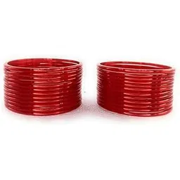 kamak RED PLAIN GLOSSY GLASS BANGLES,Kanch Traditional Style, pack of 24 Girls and Women(SIZE 2.10)-picture-51