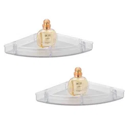 Kamal ACC-1182-S2 12 inch Plastic Corner Shelf Neo with Wall Shelf (Pack of 2)-picture-22