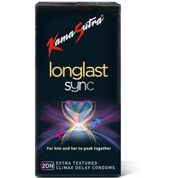 kamasutra LongLast Sync Multi-Textured Condoms | Dotted & Ribbed | Pack of 20 Condom-picture-22