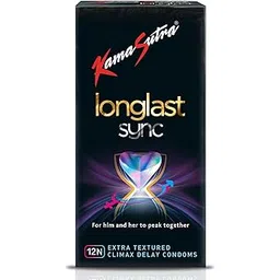 KamaSutra LongLast Sync Condom for Men | Multi Textured | Dotted | Ribbed | Contoured | Combo Pack of 12-picture-19