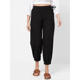 kami kubi Solid Cotton Women Harem Pants-picture-11