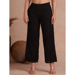 KAMI KUBI Women Flared Fit Cotton Palazzos-picture-34