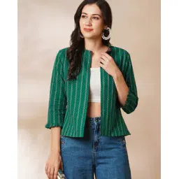 kami kubi Women Stripes Jacket-picture-37