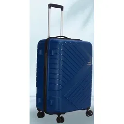 kamiliant by american tourister Large Check-in Suitcase (79 cm) 4 Wheels - Large Check-in Luggage Bag Wayfare Suitcase Trolley Bag - Navy Blue (79 cm) - Grey-picture-13