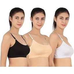 kamison international lingerie Women's Cotton Non-Padded Wire Free Sports Bra-picture-13