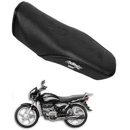 kamo Waterproof Durable Faux Leather Single Bike Seat Cover Single Bike Seat Cover For Hero Splendor, Splendor Plus, Splendor Pro, Super Splendor-picture-24