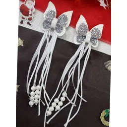 Kamule Girls Set Of 2 Snowflake Butterfly Beaded Alligator Hair Clips-picture-15