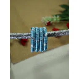 Kamule Turquoise Blue Plastic Bangle-picture-30