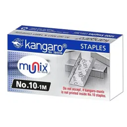 Kangaro Steel Staple Stapler Pin No. 10 (Pack of 12)-picture-23