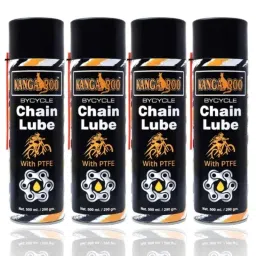 Kangaroo 500ml All Weather Bicycle Chain Lube Spray with PTFE Protection for Dusty &a; Rainy Conditions (Pack of 4)-picture-10