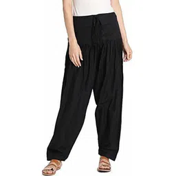 kangod's Pure Cotton Solid Women ["Black"] Salwar-picture-22