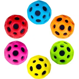 kanish Rubber Moon Ball Bouncy Coral Kickball Anti Stress Ball (Multicolor) Foosball-picture-48