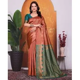 kanooda prints Women Woven Silk Saree-picture-10