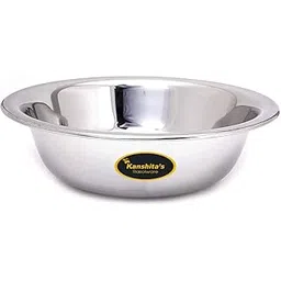 Kanshita's Rasoiware Premium Stainless Steel Multipurpose Basin Bowl (Made in India) (30 CM Diameter)-picture-10