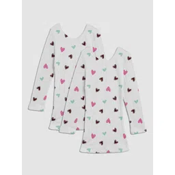 Kanvin Girls Pack of 2 Printed Thermal Tops-picture-26