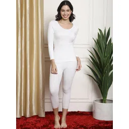 Kanvin Self Design Skinny-Fit Thermal Set-picture-20