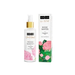 kapiva ayurveda Kapiva Organic Rose Water Spray Toner & Face Mist for Brighter & Hydrated Skin, Oil Control-picture-11