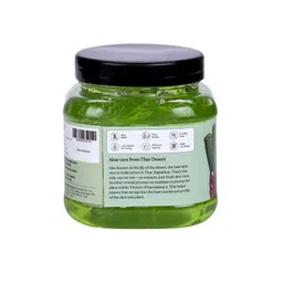 Kapiva Pure Aloe Vera Hydrating Gel for Face & Hair - 500 g image 3
