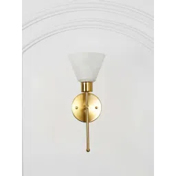 Kapoor Lamp Shades Carter Single Light Wall Fitting In Black Finish With Opal Frosted White Glass-picture-16