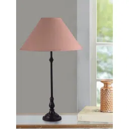kapoor lamp shades Kapoor E Illuminations Black & Beige Metal Table Lamp - Set of 1-picture-29