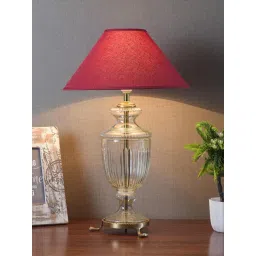 kapoor lamp shades Kapoor E Illuminations Transparent Glass Table Lamp - Set of 1-picture-34