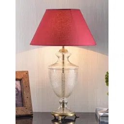 kapoor lamp shades Kapoor E Illuminations Transparent Glass Table Lamp - Set of 1-picture-35