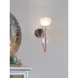 kapoor lamp shades Kapoor E Illuminations Tymvou Transparent Glass Wall Light - Set of 1-picture-38