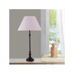 kapoor lamp shades Kapoor E Illuminations White Metal Table Lamp - Set of 1-picture-25