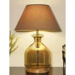 Kapoor Lamp Shades Smoke & White Glass Alper Luster Table Lamp-picture-32