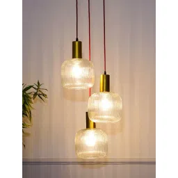 Kapoor Lamp Shades Transparent Glass Demarius Cluster Round Hanging Pendant Ceiling Light-picture-20