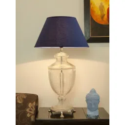 Kapoor Lamp Shades Transparent Glass Orris Clear Cotton Shade Table Lamp-picture-21