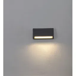 kapoor lampshades Ethel Modern Rectangular Aluminium LED Step Light image 3