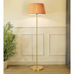 kapoor lampshades Brass Shade Floor Lamp With Metal Base-picture-17