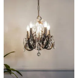 kapoor lampshades Fabia 3 Light Metal Chandelier-picture-22