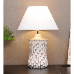 Marazzi White Shade Table Lamp With Cotton Base by Kapoor LampShades-picture-38