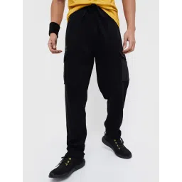KAPPA Black Regular Fit Cargo Trackpants-picture-34