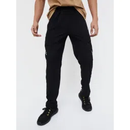 KAPPA Black Regular Fit Cargo Trackpants-picture-35