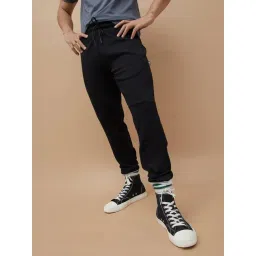 Kappa Black Regular Fit Joggers-picture-30