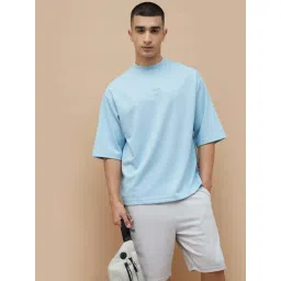 Kappa Blue Cotton Relaxed Fit T-Shirts-picture-33
