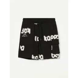 Kappa Boys Typography Printed Regular Fit Mid-Rise Shorts-picture-26