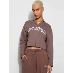 Kappa Light Brown Cotton Regular Fit Printed T-Shirt-picture-13