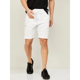 Kappa Men Abstract Printed Running Cotton Sports Shorts-picture-36